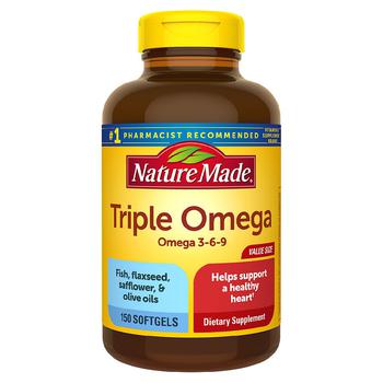 商品Nature Made | Triple Omega 3-6-9 Softgels,商家Walgreens,价格¥210图片