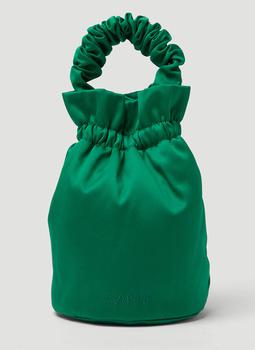 推荐Ruched Pouch Hand Bag in Green商品