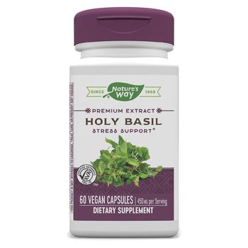 Nature's Way | Holy Basil Stress Support Vegan Capsules商品图片,满$80享8折, 满折
