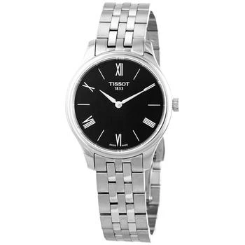 Tissot | Tradition 5.5 Quartz Black Dial Ladies Watch T063.209.11.058.00,商家Jomashop,价格¥1043