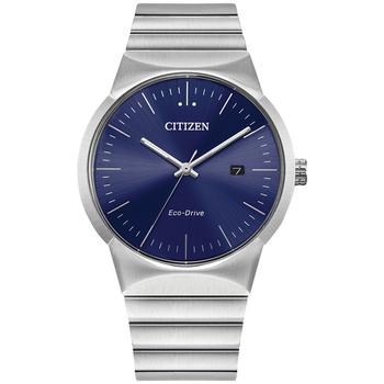 Citizen | Eco-Drive Men's Modern Axiom Stainless Steel Bracelet Watch 40mm商品图片,6.4折