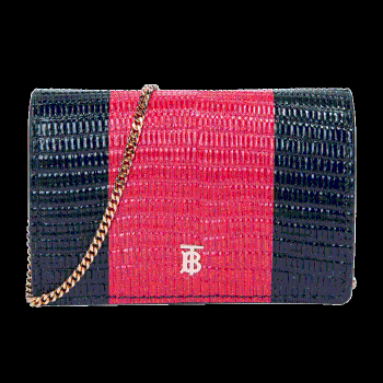 巴宝莉包包包, Burberry | Burberry 博柏利 女士红色拼黑色小牛皮单肩包斜挎包 8024827商品图片 独家减免邮费