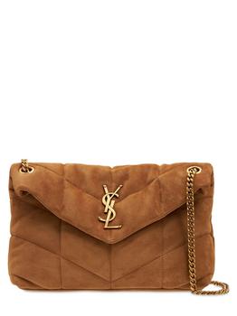 ysl小粉条北京, Yves Saint Laurent | Small Loulou Suede Shoulder Bag商品图片 