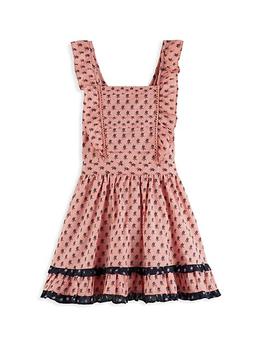 商品Little Girl's & Girl's Apron-Style Print Dress图片