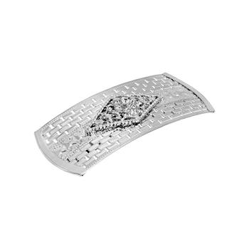 商品Women's Silver-Tone Crystal Large Rectangle Barrette,商家Macy's,价格¥278图片