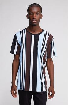 推荐Black Vertical Striped T-Shirt商品