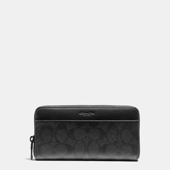 Coach Outlet Accordion Wallet In Signature Canvas