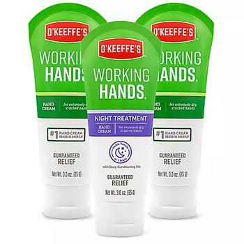 推荐O'Keeffe's Working Hands and Working Hands Night Treatment (3 oz., 3 pk.)商品