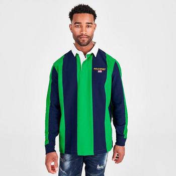 推荐Men's Ralph Lauren Polo Sport Mixed Stripe Jersey Polo Shirt商品