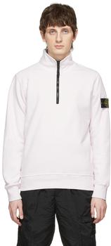 秋装stone island, Stone Island | Pink Cotton Sweater商品图片 4.4折