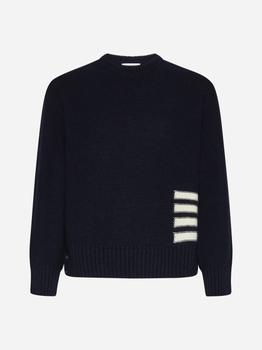 推荐Wool and mohair 4-Bar sweater商品