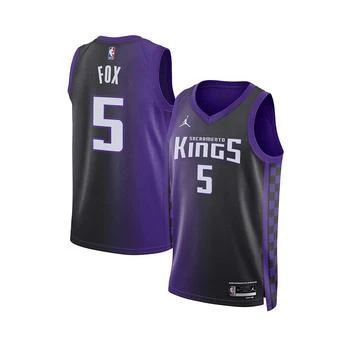 推荐Men's and Women's De'Aaron Fox Purple Sacramento Kings Swingman Jersey - Statement Edition商品