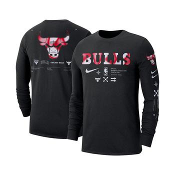 商品NIKE | Men's Black Chicago Bulls Essential Air Traffic Control Long Sleeve T-shirt,商家Macy's,价格¥301图片