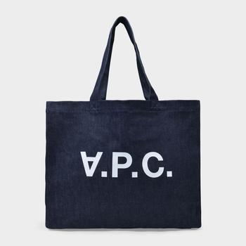apc真假, A.P.C. | Daniela Shopping Bag in Blue Canvas商品图片 