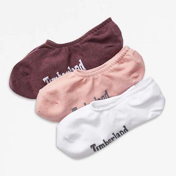 Timberland | Stratham 3-Pack Liner Socks for Women in Pink商品图片,8折