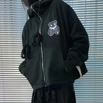 We11done | We11done 女士墨绿色小熊拉链连帽外套 WD-TH9-20-119-U-KK 【韩国产地商品，大陆地区收货约30-40天】,商家Beyond Italylux,价格¥2198