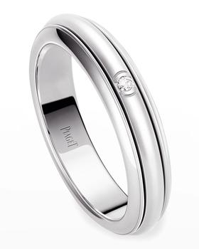 商品PIAGET | White Gold Possession 1-Diamond Thin Ring, Size 54,商家Neiman Marcus,价格¥14920图片
