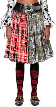商品CHOPOVA LOWENA | 灰色 & 红色 Penstemon Carabiner 半身裙,商家SSENSE CN,价格¥9021图片