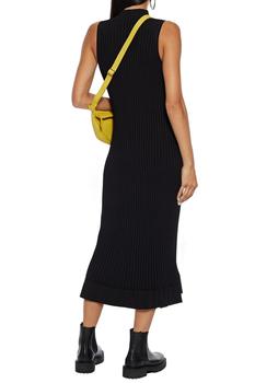 Theory | Fluted ribbed-knit midi dress商品图片,2.9折