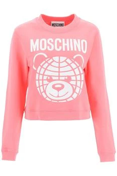 Moschino | Moschino cropped sweatshirt with teddy print 4.5折