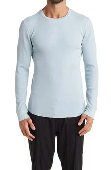 推荐Men's Thermal Cotton Blend Long Sleeve Crewneck T-Shirt商品