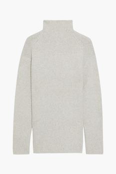 vince cashmere, Vince | Mélange knitted turtleneck sweater商品图片 2.9折