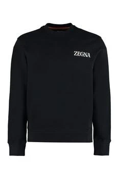 Zegna | ZEGNA COTTON CREW-NECK SWEATSHIRT 6.6折