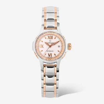 推荐Carl F. Bucherer Pathos Queen Stainless Steel And 18K Rose Gold CFB 1969 Women's Automatic Watch 00.10550.07.25.21商品