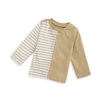 First Impressions | Toddler Boys Striped Colorblocked Top, Created for Macy's商品图片,6.6折