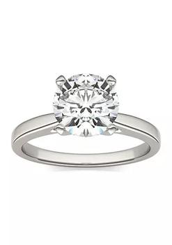 Charles & Colvard, Charles & Colvard | Charles & Colvard 1.9 ct. t.w. Lab Created Moissanite Classic Solitaire Ring in 14k White Gold商品图片 