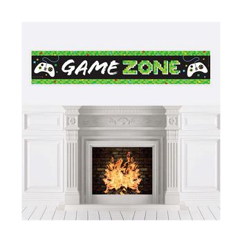 商品Game Zone - Pixel Video Game Party Decorations Party Banner图片