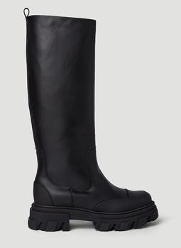 推荐Cleated Tubular Boots in Black商品