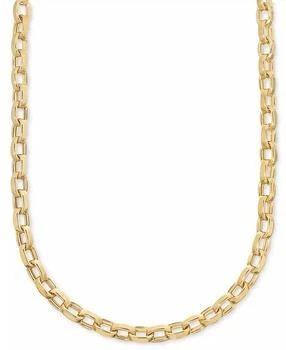 Macy's | Polished Rolo Link Bracelet in 14k Gold Over Sterling Silver,商家Macy's,价格¥3739