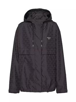 商品Prada | Printed Nylon Blouson Jacket,商家Saks Fifth Avenue,价格¥28315图片