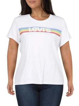 Levi's | Juniors The Perfect Tee Womens Cotton Logo Graphic T-Shirt 8.5折