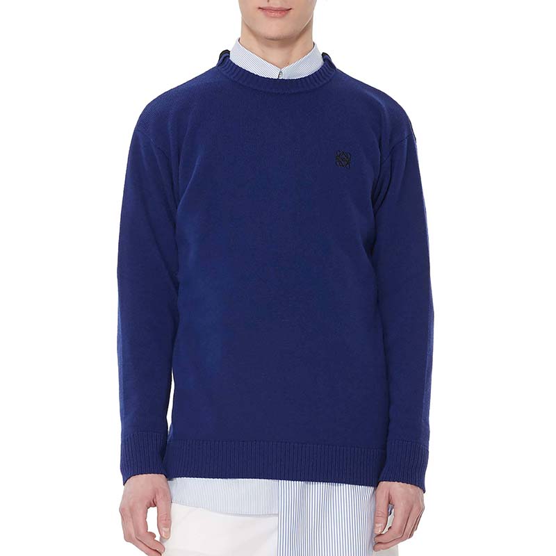 Loewe | LOEWE 深蓝色男士卫衣/帽衫 H3109440SM-5110商品图片,独家减免邮费