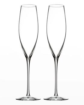 商品Waterford Crystal | Elegance Champagne Flutes, Set of 2,商家Neiman Marcus,价格¥962图片