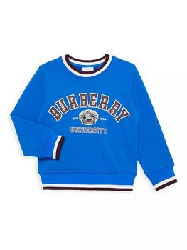推荐Little Boy's & Boy's Logo Collegiate Crewneck Sweatshirt商品