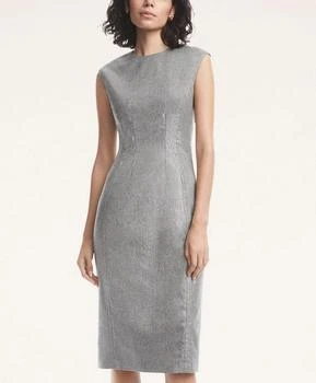 Brooks Brothers | Flannel Metallic Sheath Dress 4.0折×额外7.5折, 满1件减$6, 额外七五折, 满一件减$6