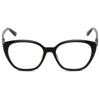Jimmy Choo | Jimmy Choo Women's Eyeglasses - Clear Lens Black Cat Eye Frame | JC 252/F 0807 00 1.9折×额外9折x额外9.5折, 独家减免邮费, 额外九折, 额外九五折