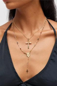 Urban Outfitters | Blair Cross Layered Necklace,商家Urban Outfitters,价格¥150