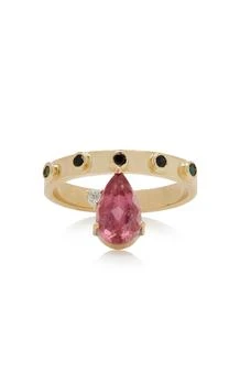 Carolina Neves - Cora 18K Yellow Gold Colorful Tourmaline and Diamond Ring - Pink - US 7.25 - Moda Operandi - Gifts For Her