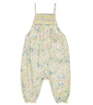 Bonpoint | Baby Lilisy floral cotton overalls 6折, 独家减免邮费