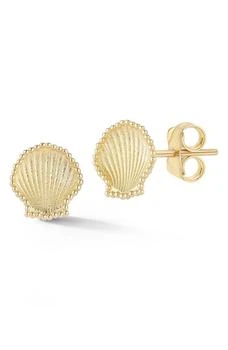 Ember Fine Jewelry | 14K Gold Sea Shell Stud Earrings,商家Nordstrom Rack,价格¥1744