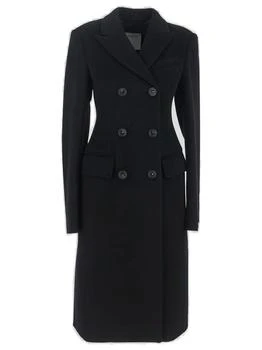 Max Mara | Sportmax Double-Breasted Long-Sleeved Coat,商家Cettire,价格¥3338