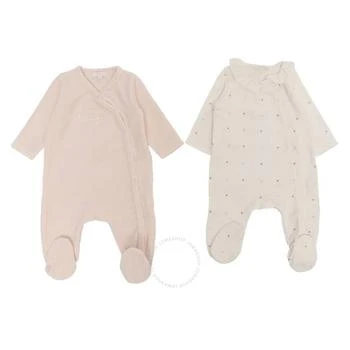 Chloé | Kids Organic-Cotton Logo Set Of 2 Babygrow,商家Jomashop,价格¥878