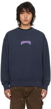 推荐Navy Printed Sweatshirt商品