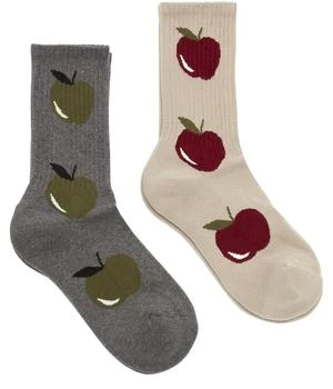 推荐苹果图案短袜 - 套装商品