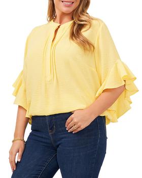 Vince Camuto, Vince Camuto | Ruffle Sleeve Top商品图片 5折