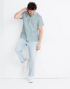 美德威尔正品, Madewell | Relaxed Straight Authentic Flex Jeans in Fairfield Wash商品图片 